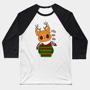 ADORABLE CHRISTMAS DEER Baseball T-Shirt